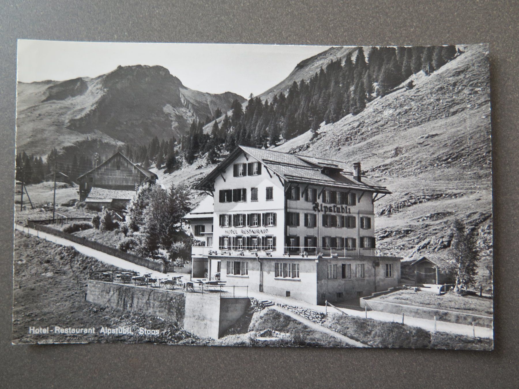 Ansichtskarten: STOOS - HOTEL-RESTAURANT ALPSTÜBLI – Gebraucht aus Wittenbach von lipasal