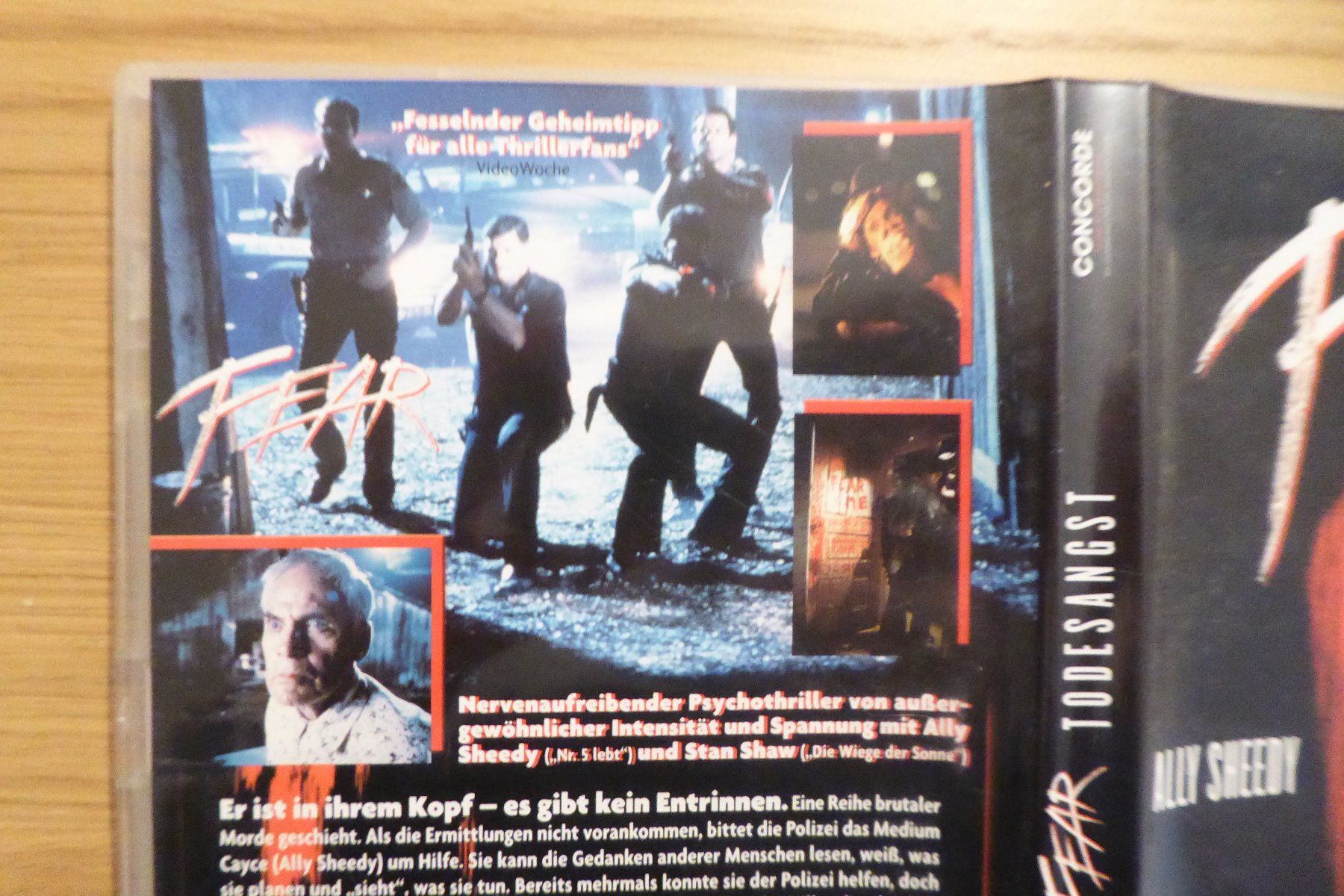 Tutti i DVDs: DVD Fear Todesangst – Usato da Allschwil venduto da Summelsarium 1