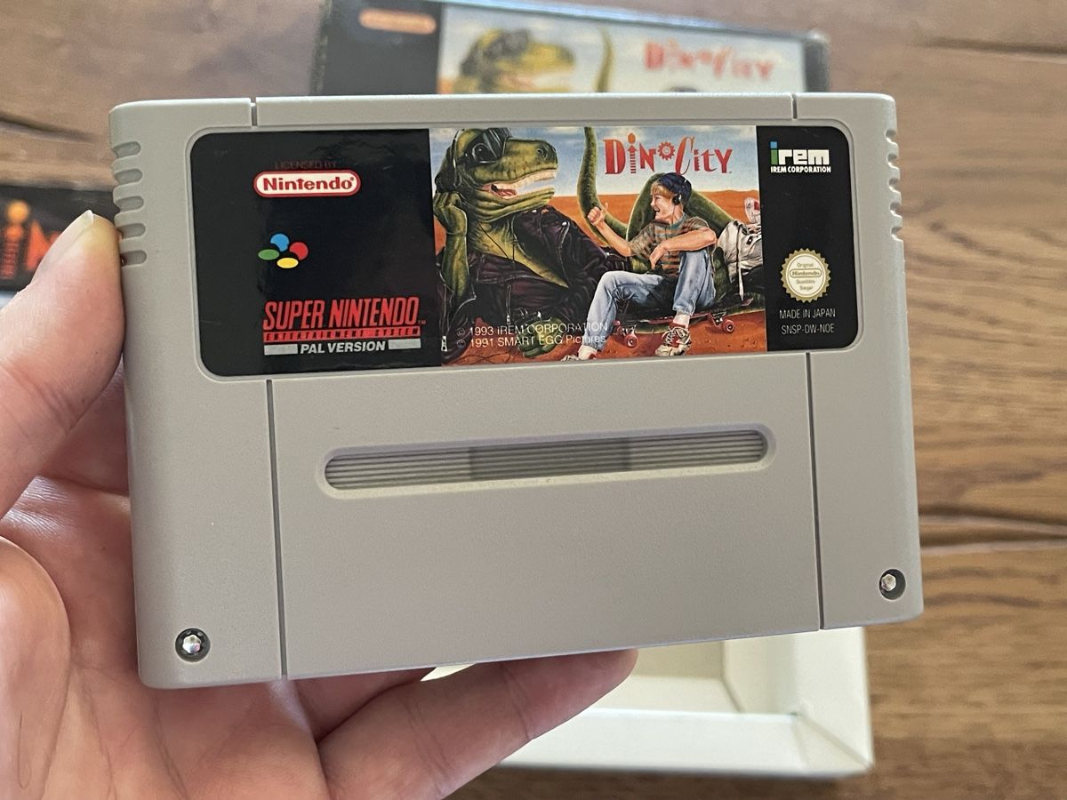 Nintendo Spiele: Super Nintendo DinoCity PAL Version Spiel mit Box – Gebraucht aus Zuerich von Dorsi 2