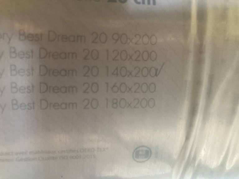 Matratzen: Matelas neuf 140 x 200 cm – Neu und originalverpackt aus Icogne von luna.16 4