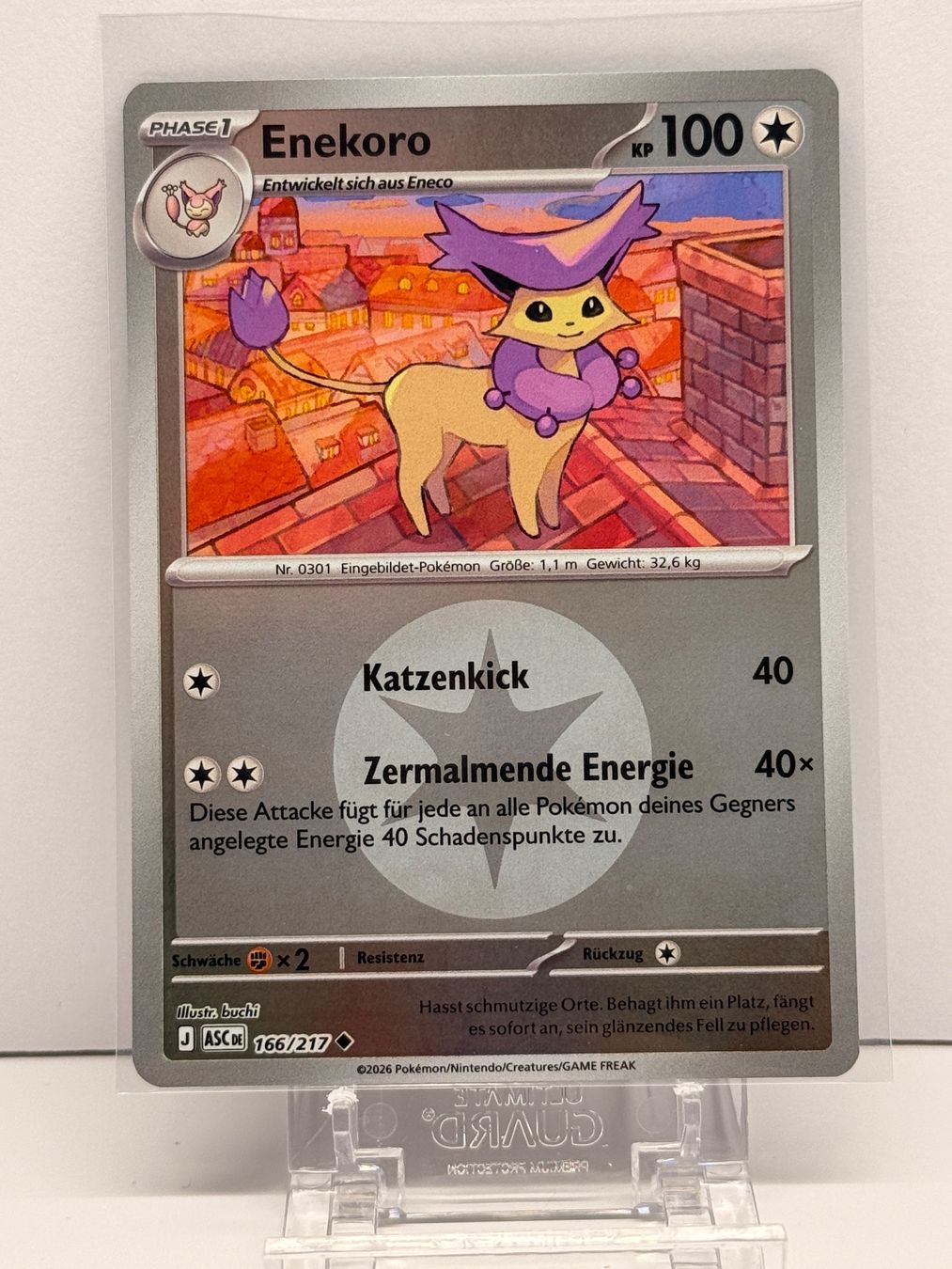Pokémon Sammelbilder & Trading cards: Enekoro ASC 166/217 Reverse Holo DE NM – Neu (gemäss Beschreibung) aus bern von Wankdorf_Retro