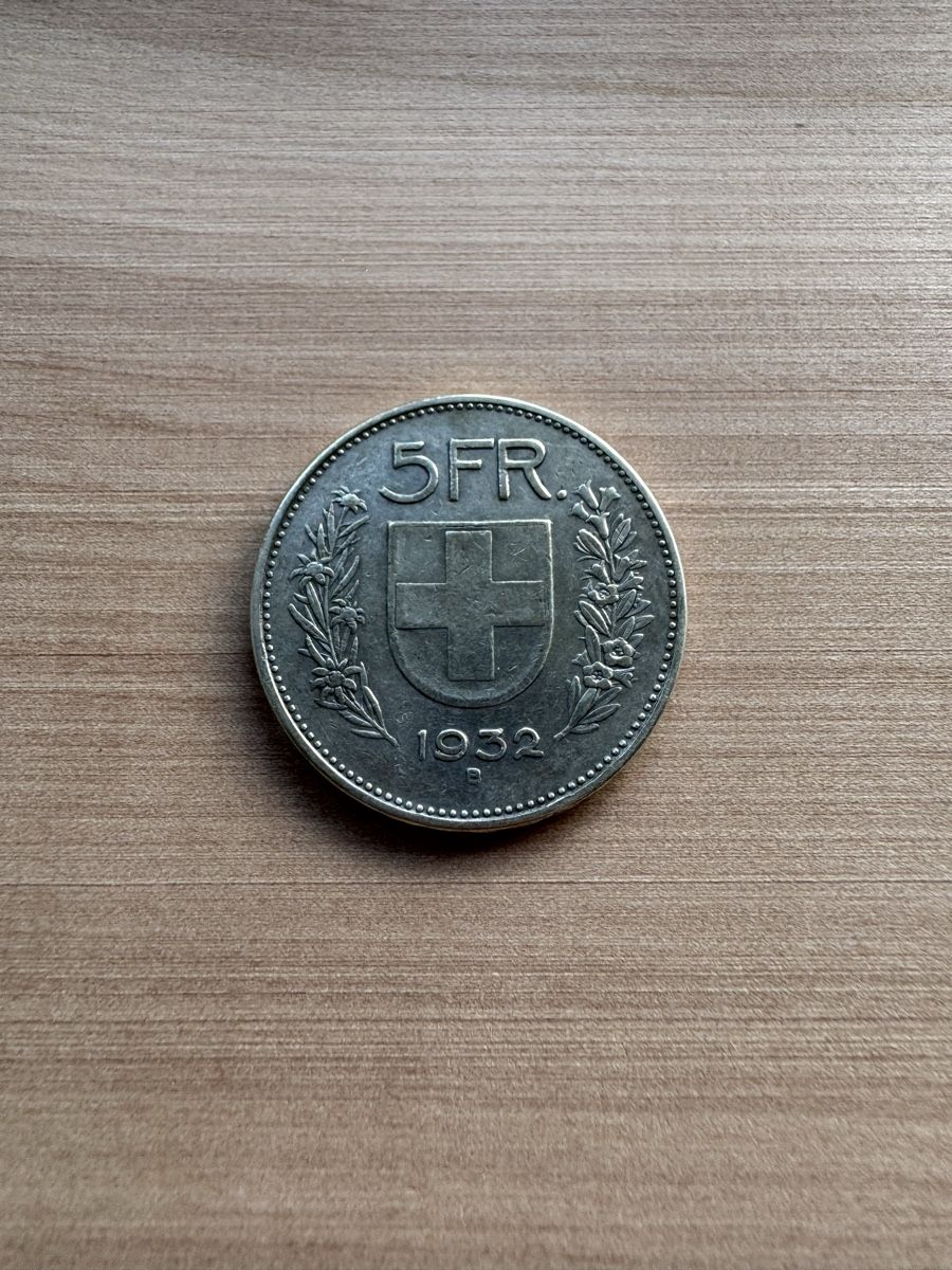 Toutes les monnaies: 5 Franken 1932 Silber – D'occasion à Fribourg par undertheappletree 1