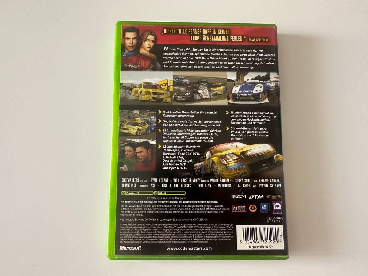 Jeux: DTM Race Driver, Xbox – D'occasion à Couvet par Aura_aura 2