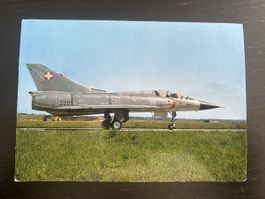 Carte postale avion Mirage III U-2001 Suisse Perrochet