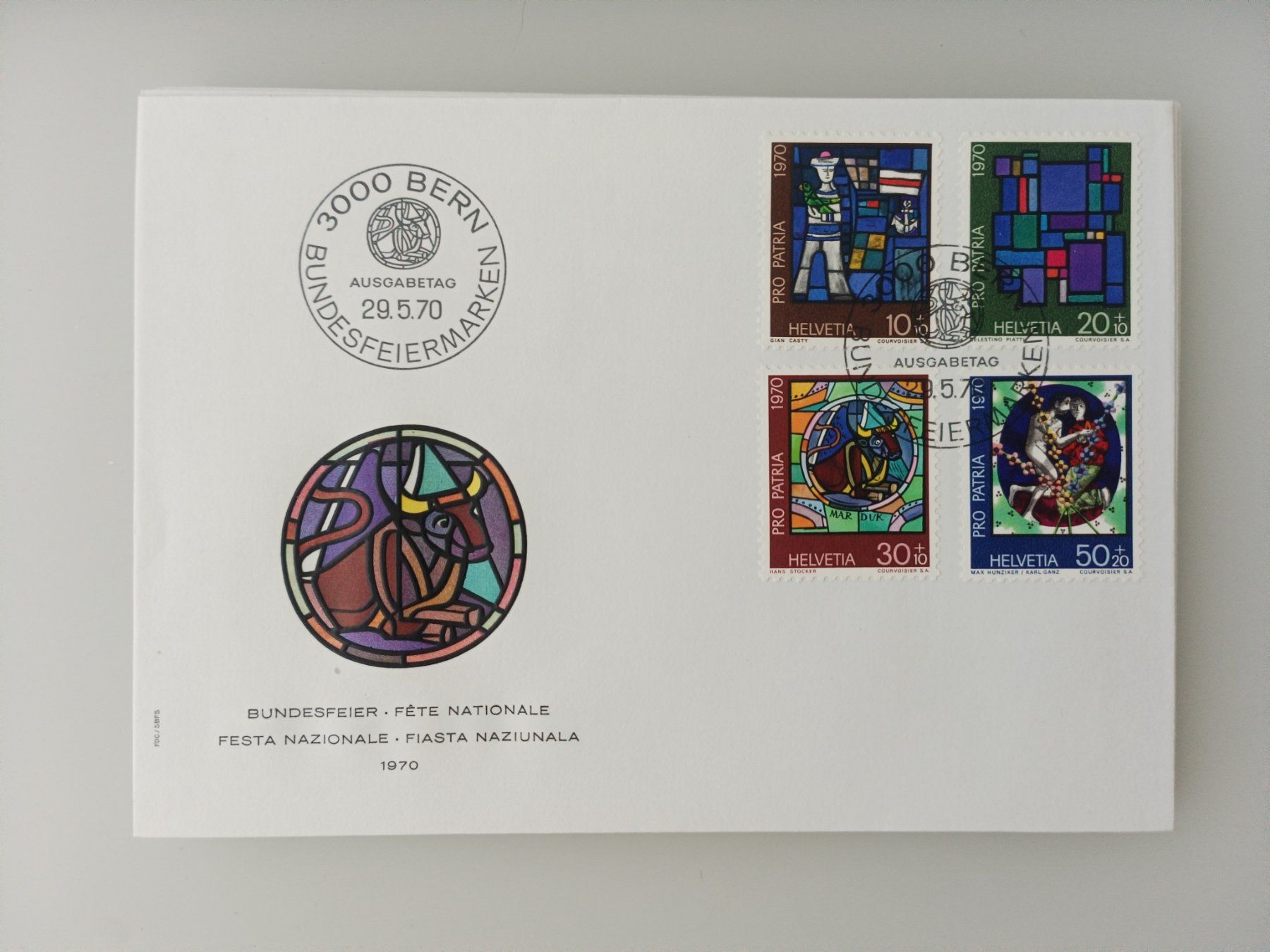 Tutti i francobolli: 1970 FDC Pro Patria – Usato da Dübendorf venduto da goeggi79
