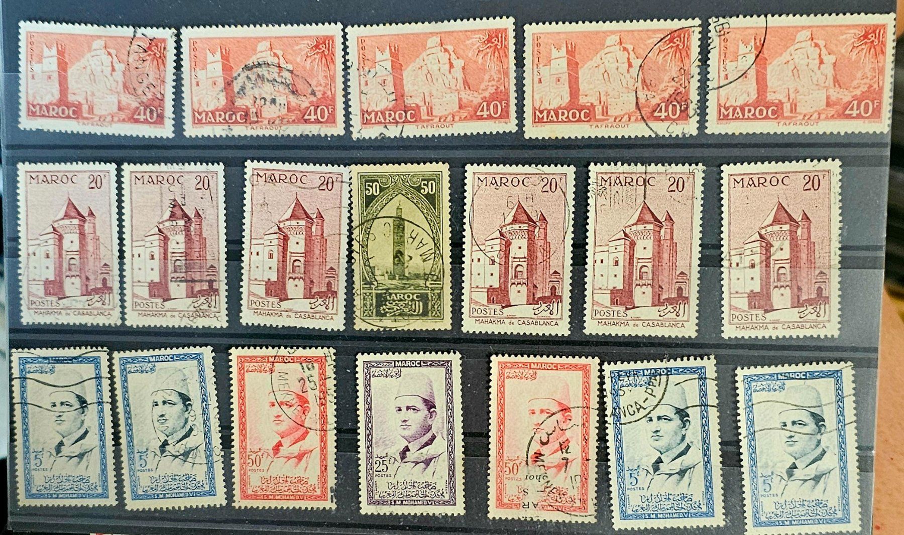 Tutti i francobolli: MAROC divers timbres – Usato da Les Valettes venduto da Nuba1