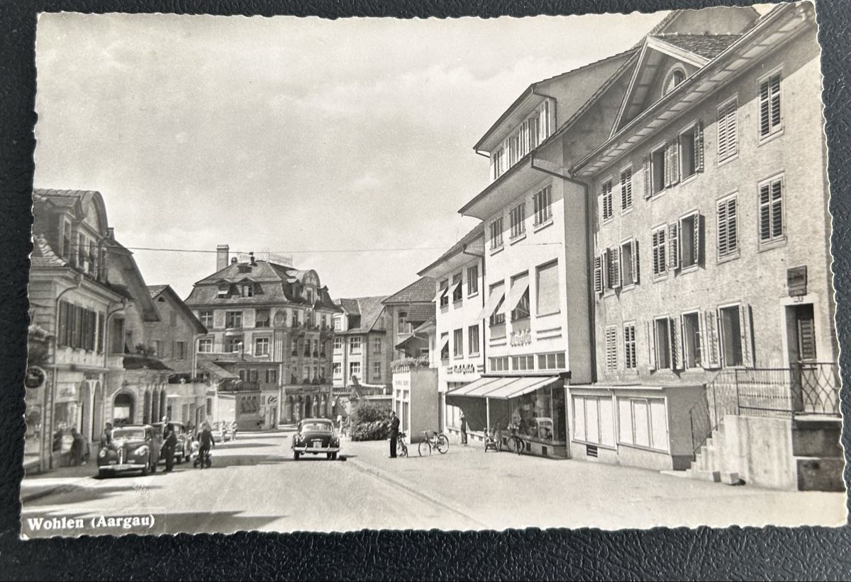 Cartes postales: Wohlen AG Strassenpartie  – D'occasion à Horw par Tellbub