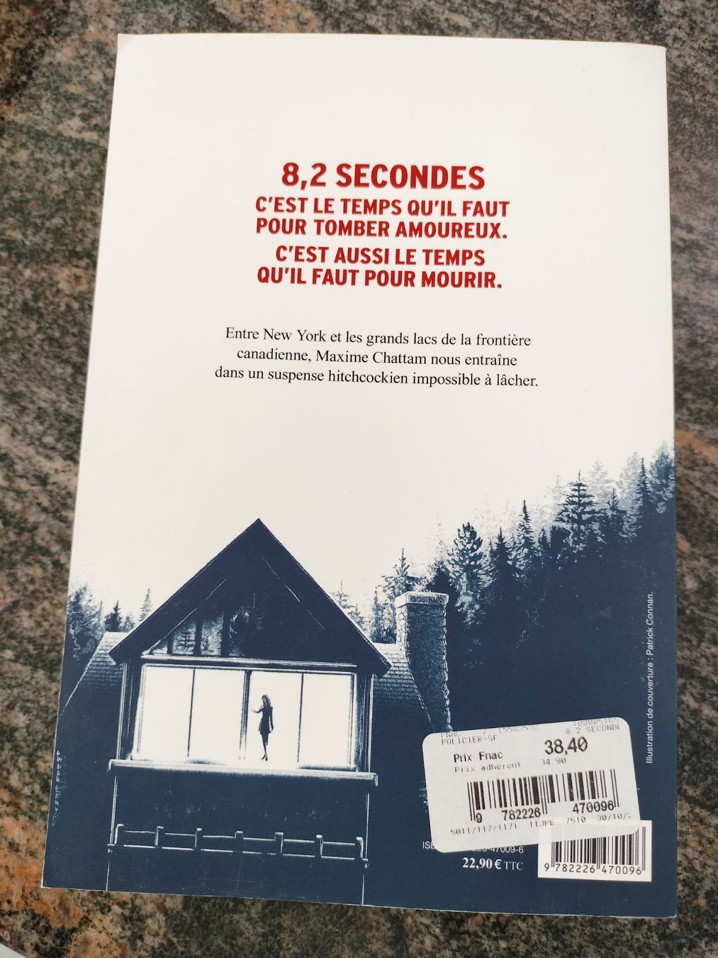 Bücher: 8,2 Secondes Maxime Chattam Albin Michel Thriller – Gebraucht aus Cortaillod von rozinna 1