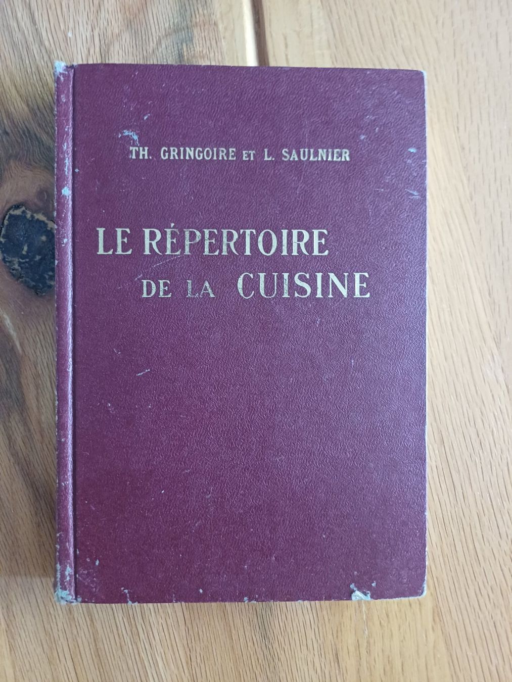 Libri: Le Repertoire de la Cuisine – Usato da Frick venduto da wbc