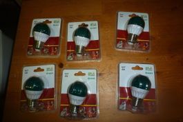 6 Grün Lampe ** E27 ** 4W