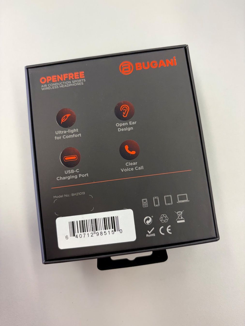 Kopfhörer: Bugani Openfree - Open Ear Headphones – Neu (gemäss Beschreibung) aus Romanshorn von nor_9jxr 4