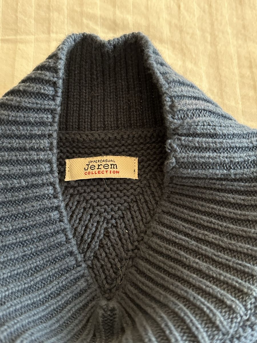 Maglioni & Felpe: Herrenpullover Jerem Stehkragen, Gr. XL, blau – Usato da Volketswil venduto da alpine_ch 1