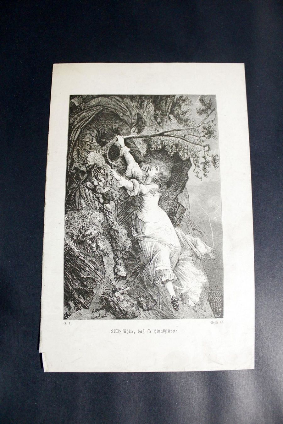 Grafica & Litografie: Zinkätzung JUGENDSTIL / ROMANTIKER, 1880 – Usato da Bern venduto da kultiges 4
