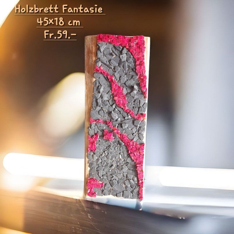 Poster & Bilder: Fantasie Mosaik auf Echtholz – Neu (gemäss Beschreibung) aus Luzern von Bbig