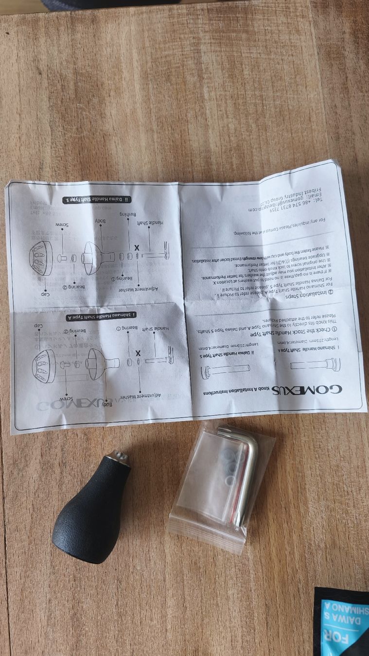 Tambours & Moulinets: Gomexus Knob Neu / Spinning – Neuf avec emballage d'origine à Sarnen par sebalant 2