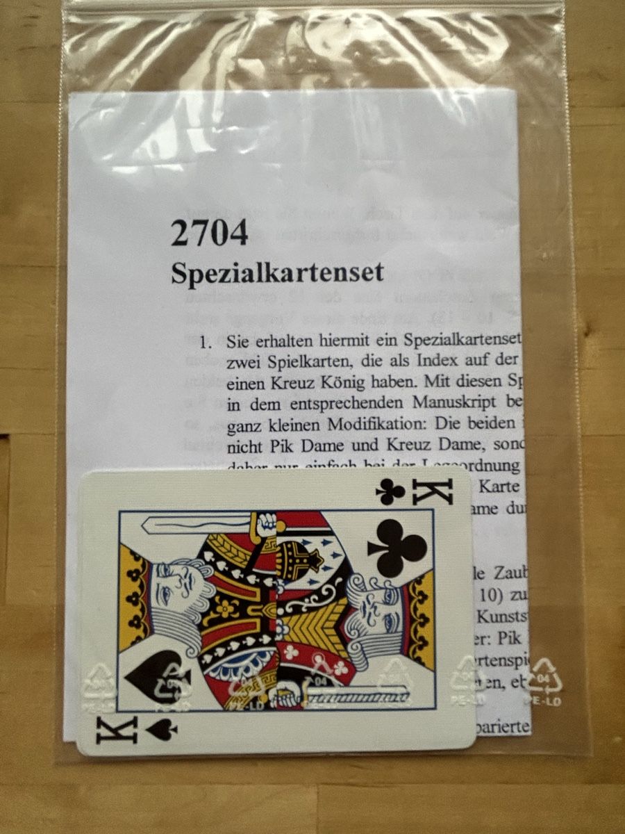 Jouets: Kartenzaubertrick Siebenundzwanzig null vier – D'occasion à Himmelried par ras_pjf2 3