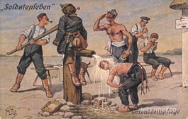 Militär // ca. 1910 Soldatenleben Gesundheitspflege