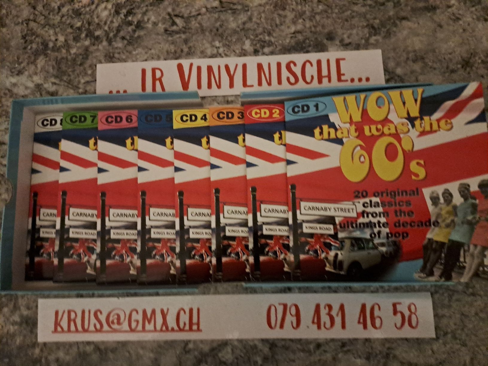 CD: 8 CD-Box "WOW That Was The 60's" 160 original classics DISKY – Usato da Uetendorf venduto da Essiggurken 1
