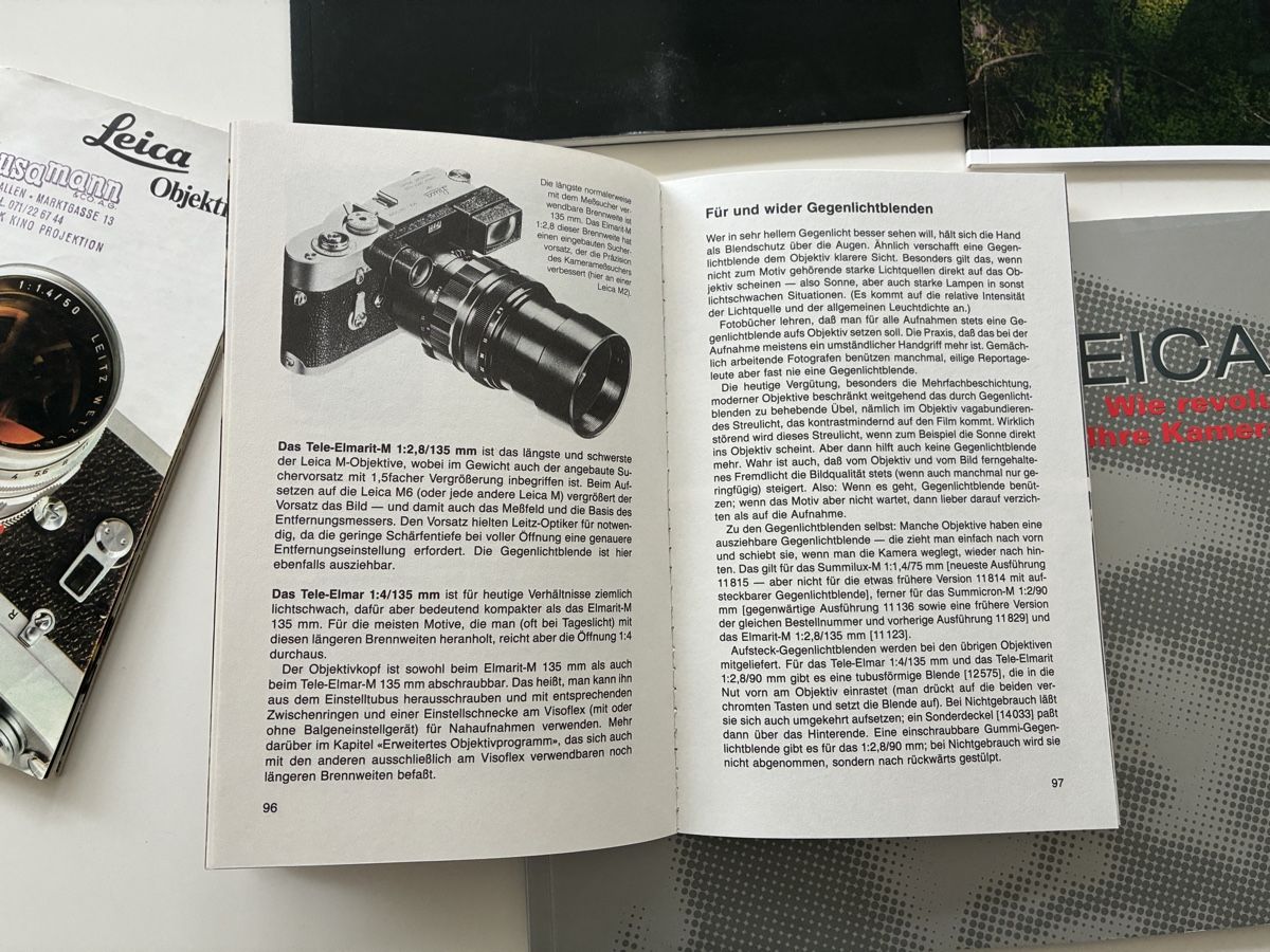 Libri: Leica M6-Bücher & Prospekte Konvolut – Usato da Zürich venduto da ZHCC 4