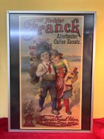 Aechter Frank allerbester Caffee-Zusatz Plakat gerahmt