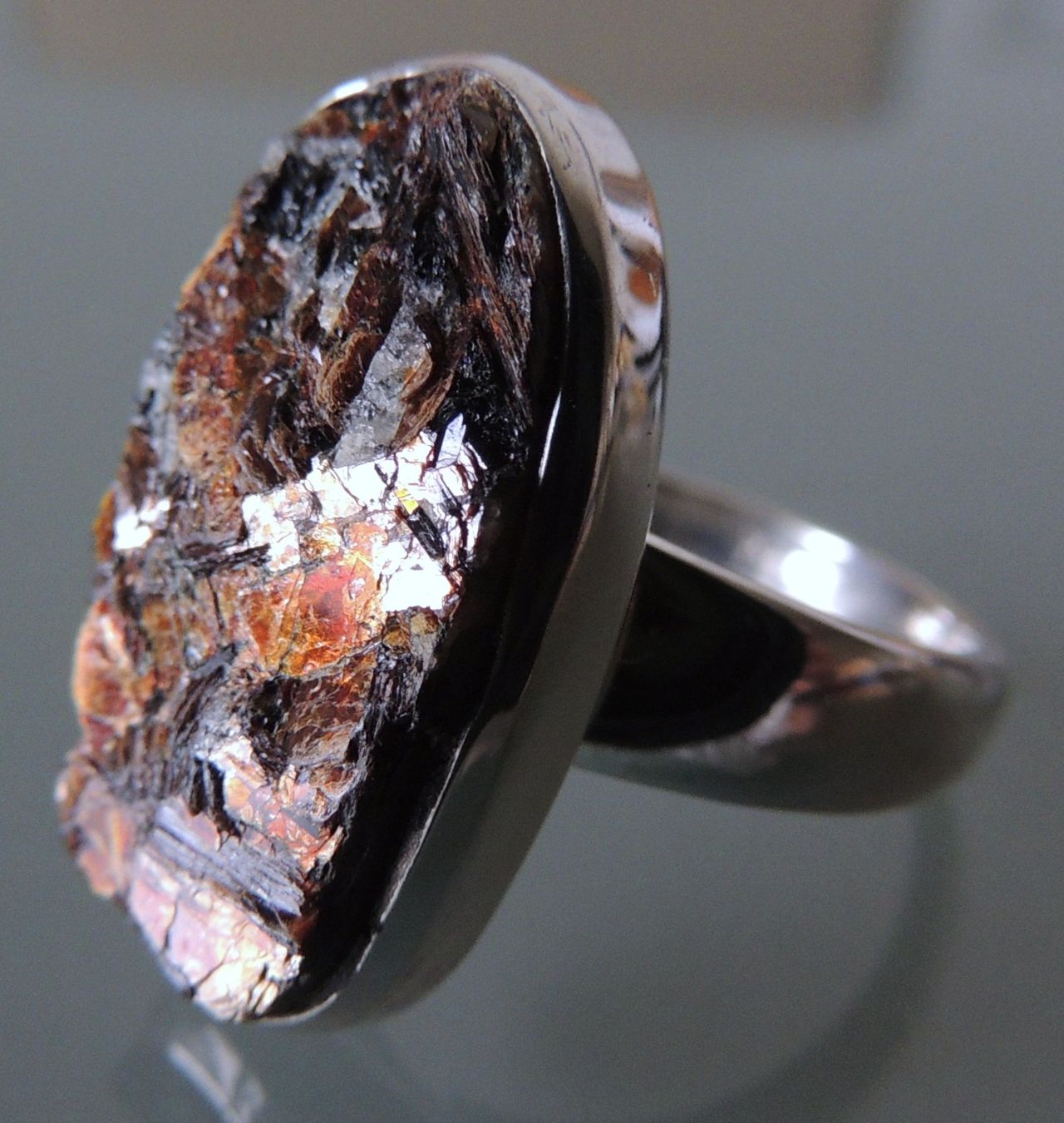 Anelli: Astrophyllit Silber 925 Fingerring – Nuovo e nell'imballaggio originale da Waldenburg venduto da schaller707