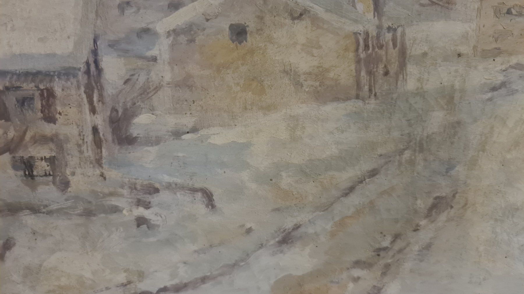 Dipinti: Gemälde Winterlandschaft – Usato da Hauptwil venduto da Schwertfisch24 3