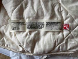 Swisswool Bettdecke Wolle Baumwolle (Neu)