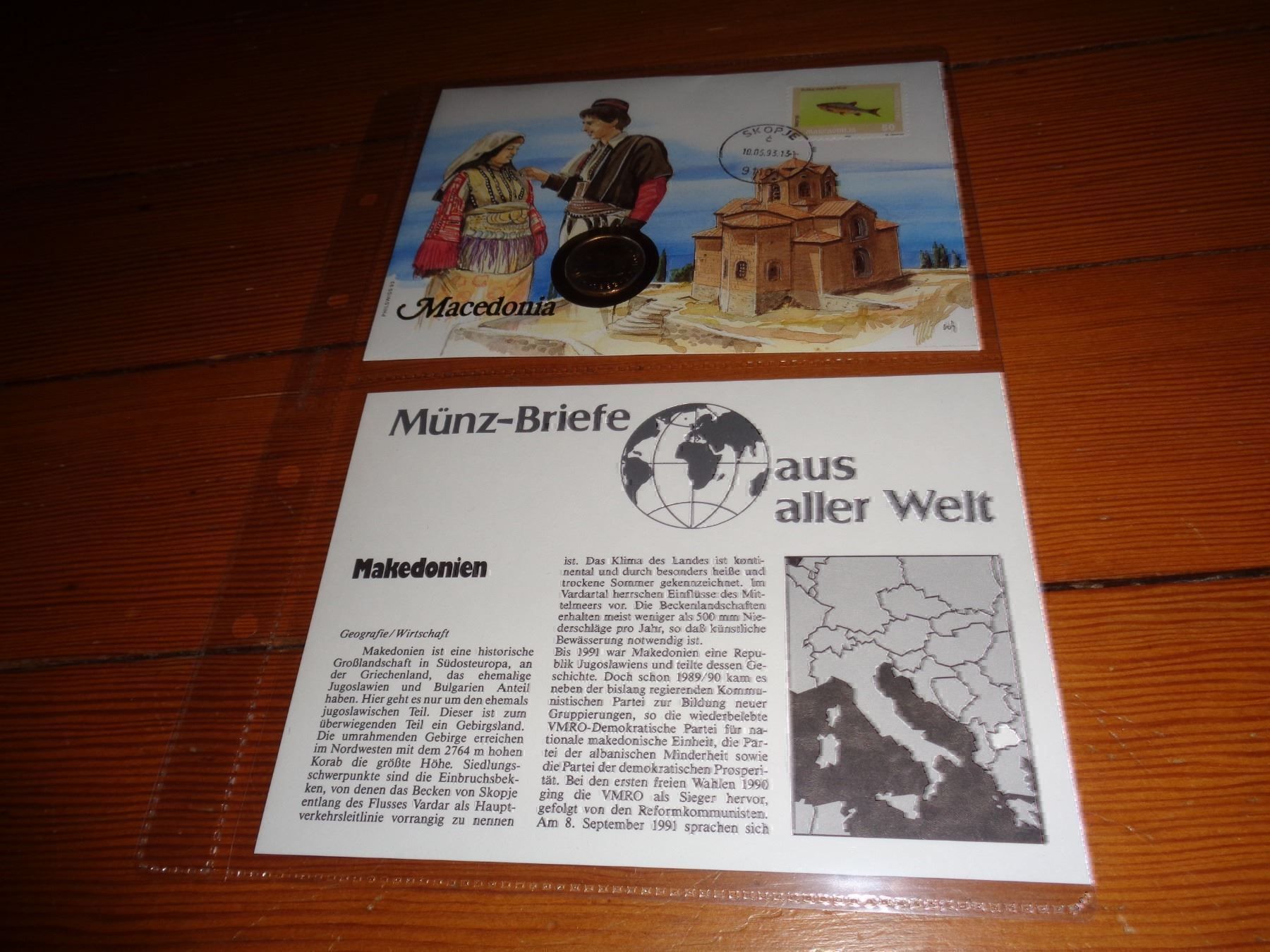 Tutti le monete: Münzbrief Makedonien – Usato da Olten venduto da Disc-Verkauf