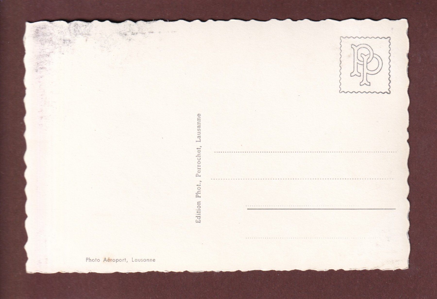 Cartoline postali: VILLARS sur Ollon vu d'avion – Usato da Pully venduto da nicecards-shop 1