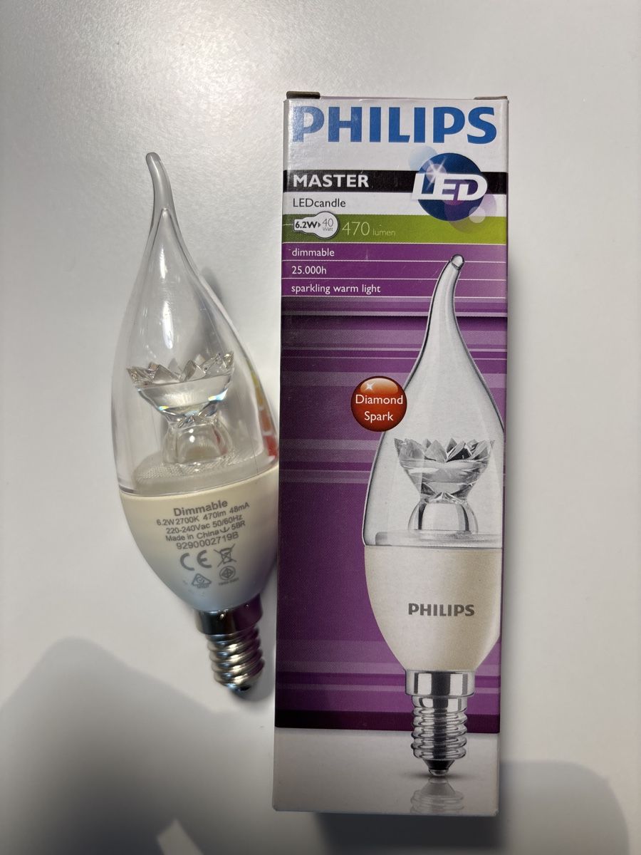 Philips Lampade: Windstoss Kerze LED 6,2E E14 – Nuovo e nell'imballaggio originale da Kirchleerau venduto da koerbel 1