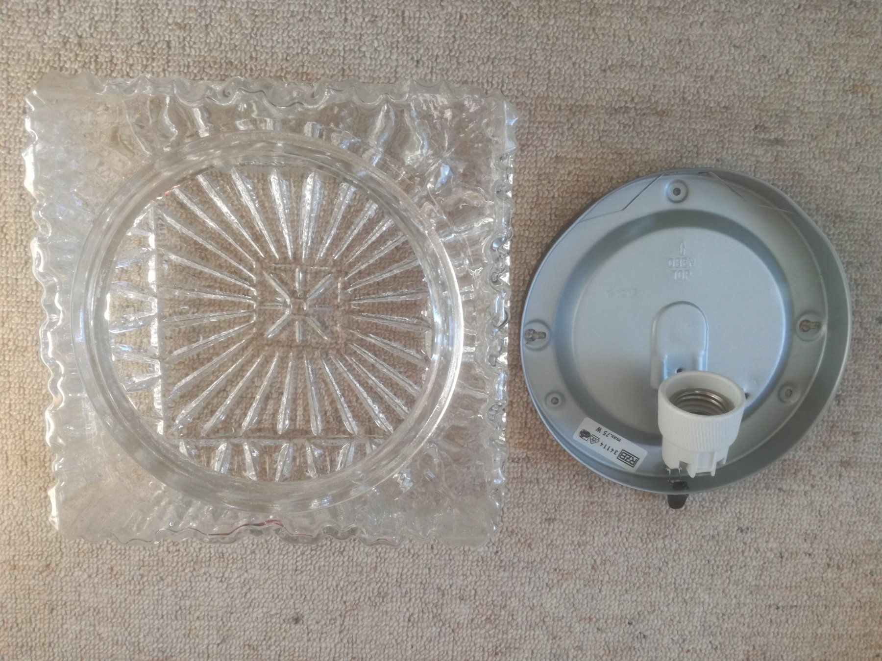 Lampadari & plafoniere: Pressglasleuchte RZB – Usato da Sursee venduto da Ursus_LU 1