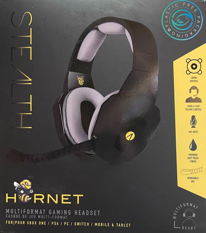 Gaming Headset Hornet Stealth Multiformat Gaming Headset