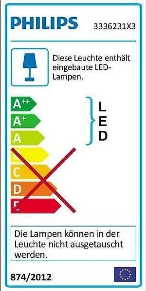 Philips Lampade: Plafoniera Philips LED Moire – Usato da Sementina venduto da denis922903 2
