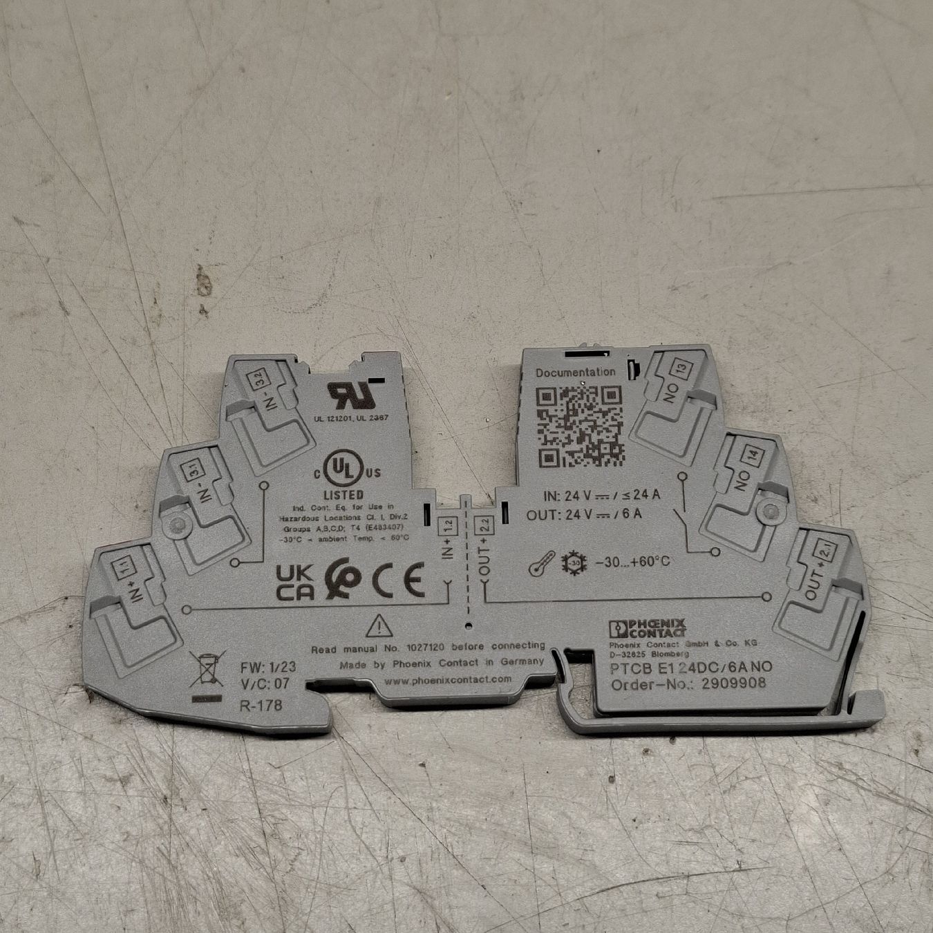 Phoenix Contact Elektronikbauteile: 4 Stk.Phoenix Contact PTCB E1 24DC/6A NO elektrisch.Gerätesc – Neu (gemäss Beschreibung) aus Strengelbach von Zimba03