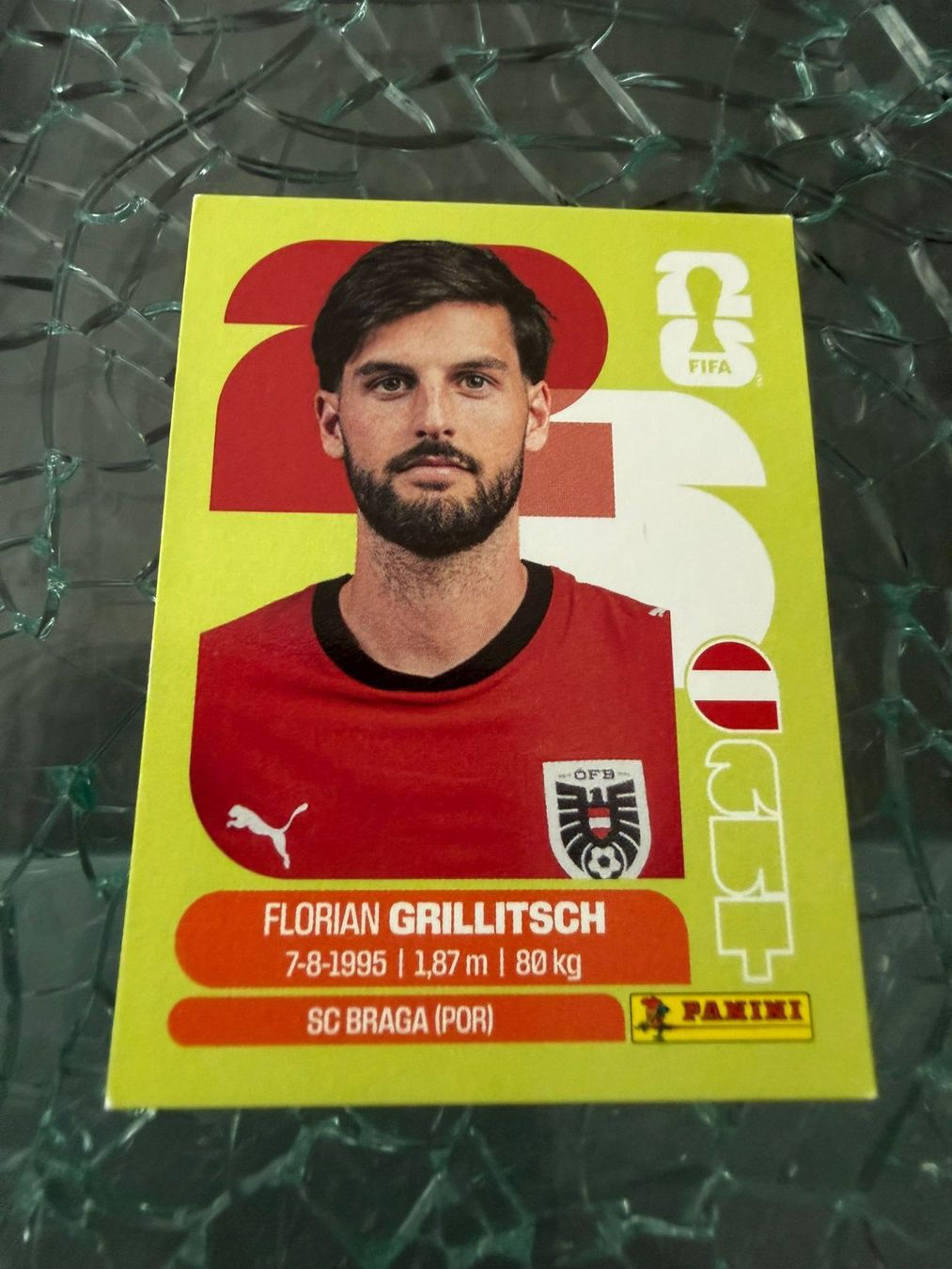 Panini Sammelbilder & Trading cards: WM 2026 - Panini - Florian Grillitsch - AUT 14 – Gebraucht aus Pfäffikon ZH von Marcodesi76