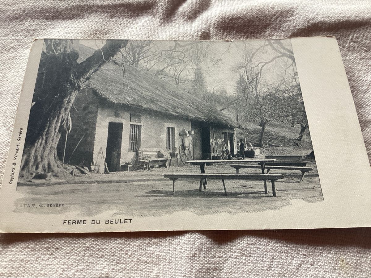 Ansichtskarten: Genève ferme du Beulet – Gebraucht aus Luc (Ayent) von Rebouille