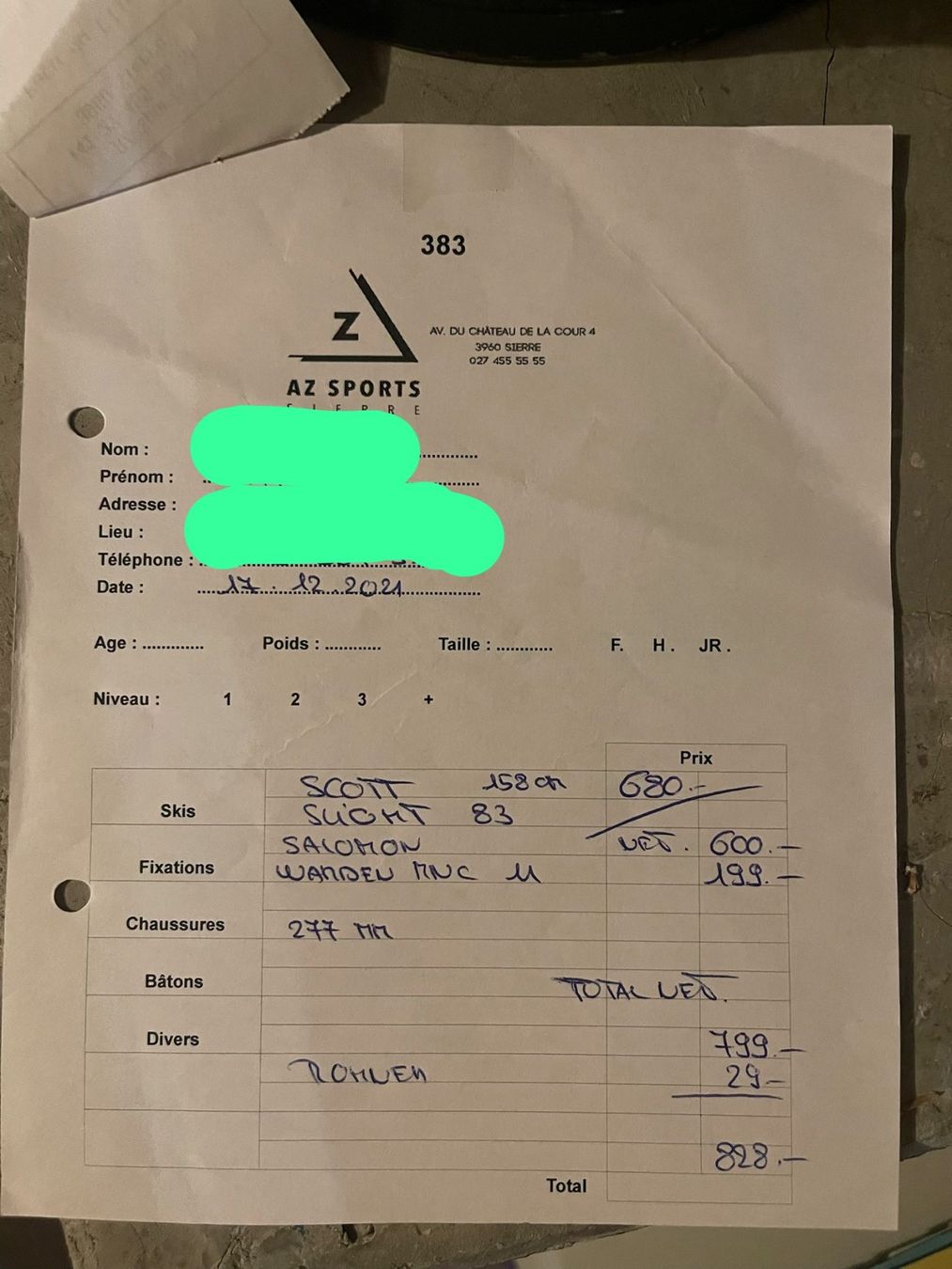 Scott Sci: Skis Scott Slight 83 fixations Warden MNC 11 – Usato da Sion venduto da laet6 7