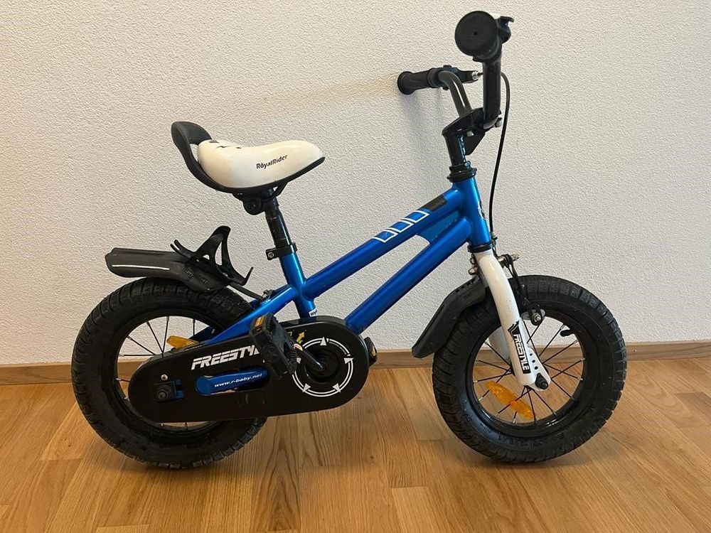 Kindervelo 14 Zoll RoyalBaby Freestyle mit neuen Stützräder | Kaufen ...