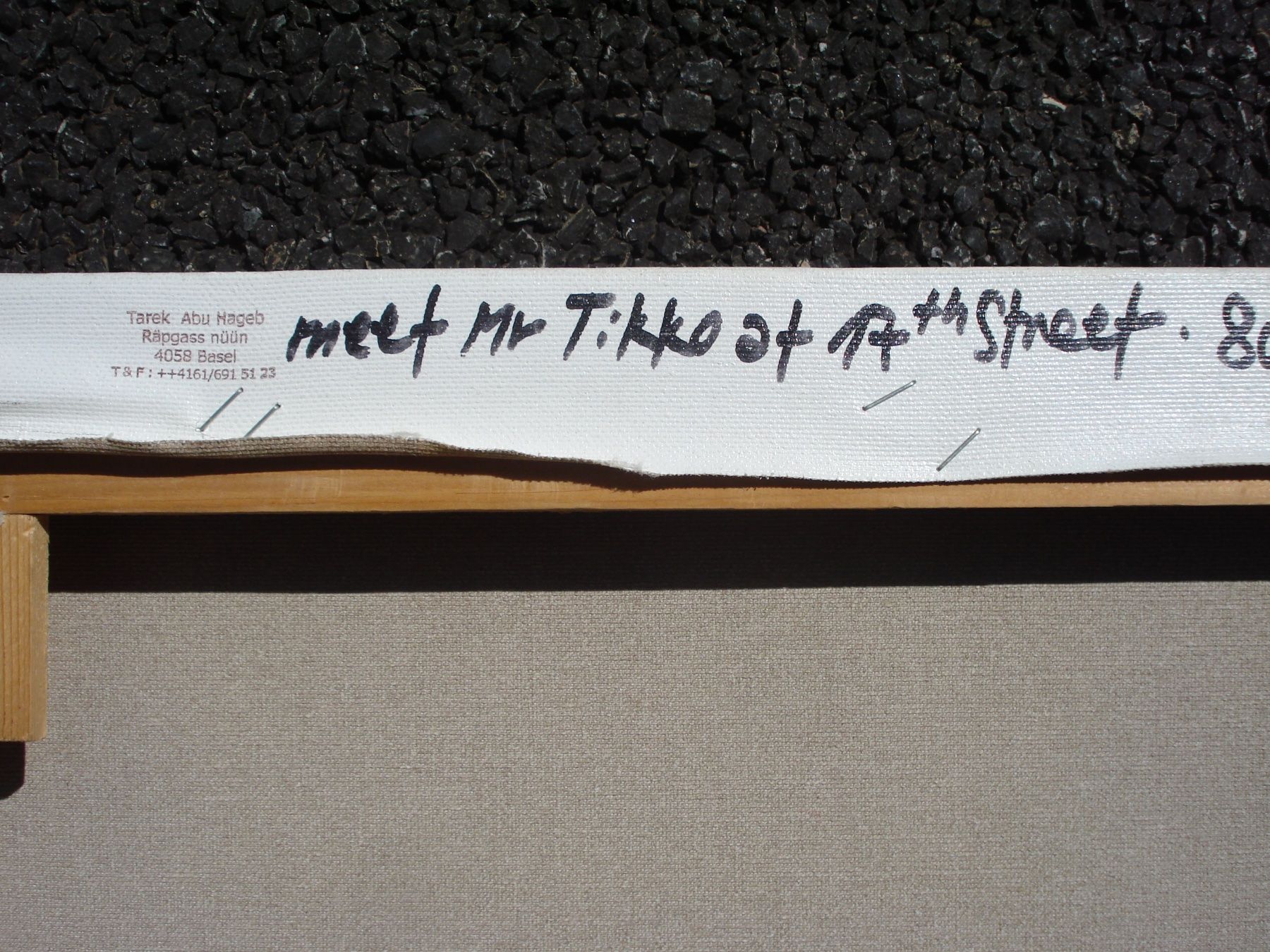 Gemälde: Tarek Abu Hageb geb. 1972 – Gebraucht aus Basel von art.basel 3
