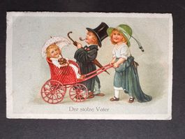 Humorkarte Der stolze Vater 1927 (P796)