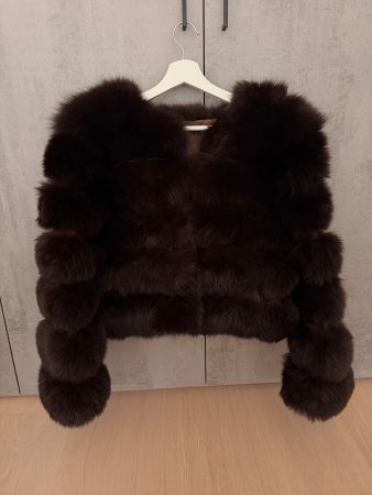 Brauner Fuchspelz / Brown Luxury fox fur