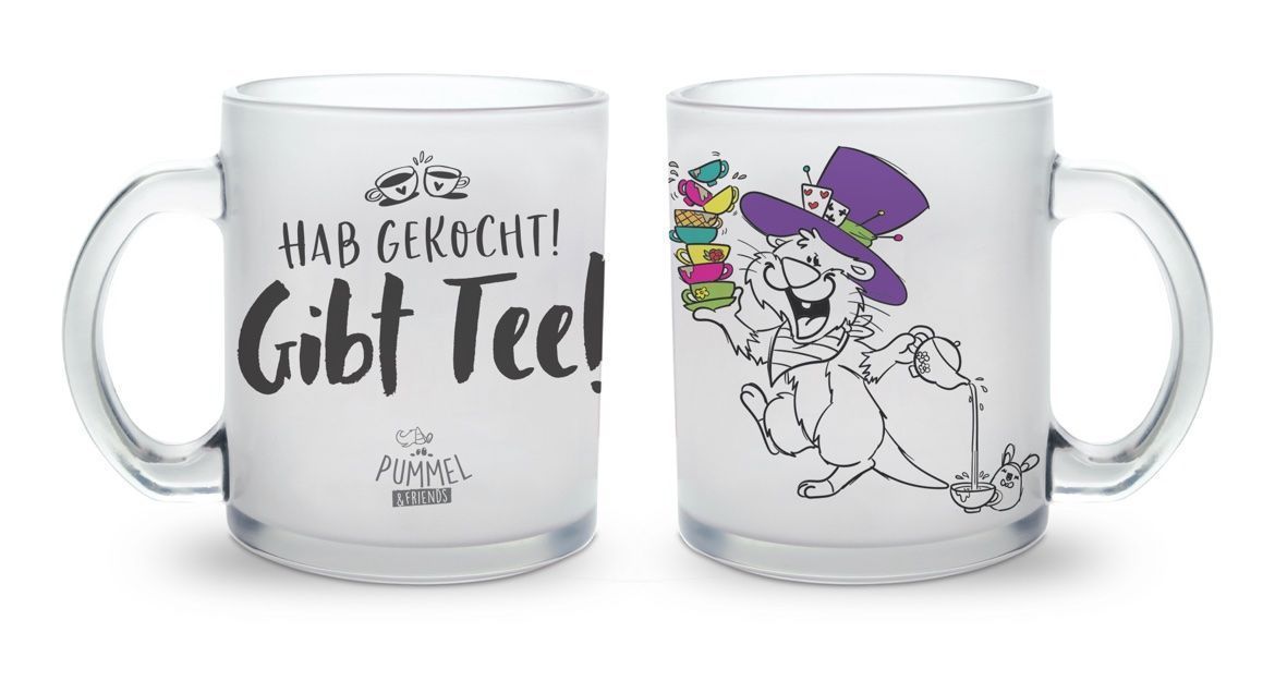 Tazze: Pummeleinhorn Tee Glas Glastasse 300ml Buddy – Nuovo e nell'imballaggio originale da Buchs SG venduto da Billikatze5