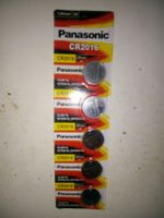 Panasonic CR2016 Lithium Knopfzellen 3V,  5er Pack   Neu/OVP