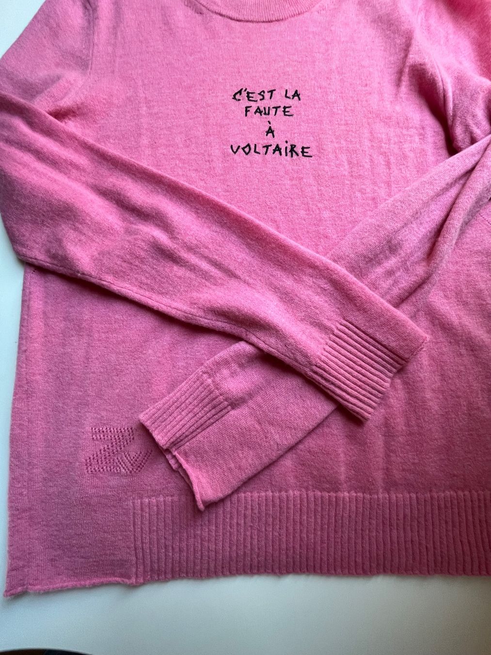 Maglioni & Felpe: Pull Zadig & Voltaire rose, taille L – Usato da Lausanne venduto da alcd_1005 5