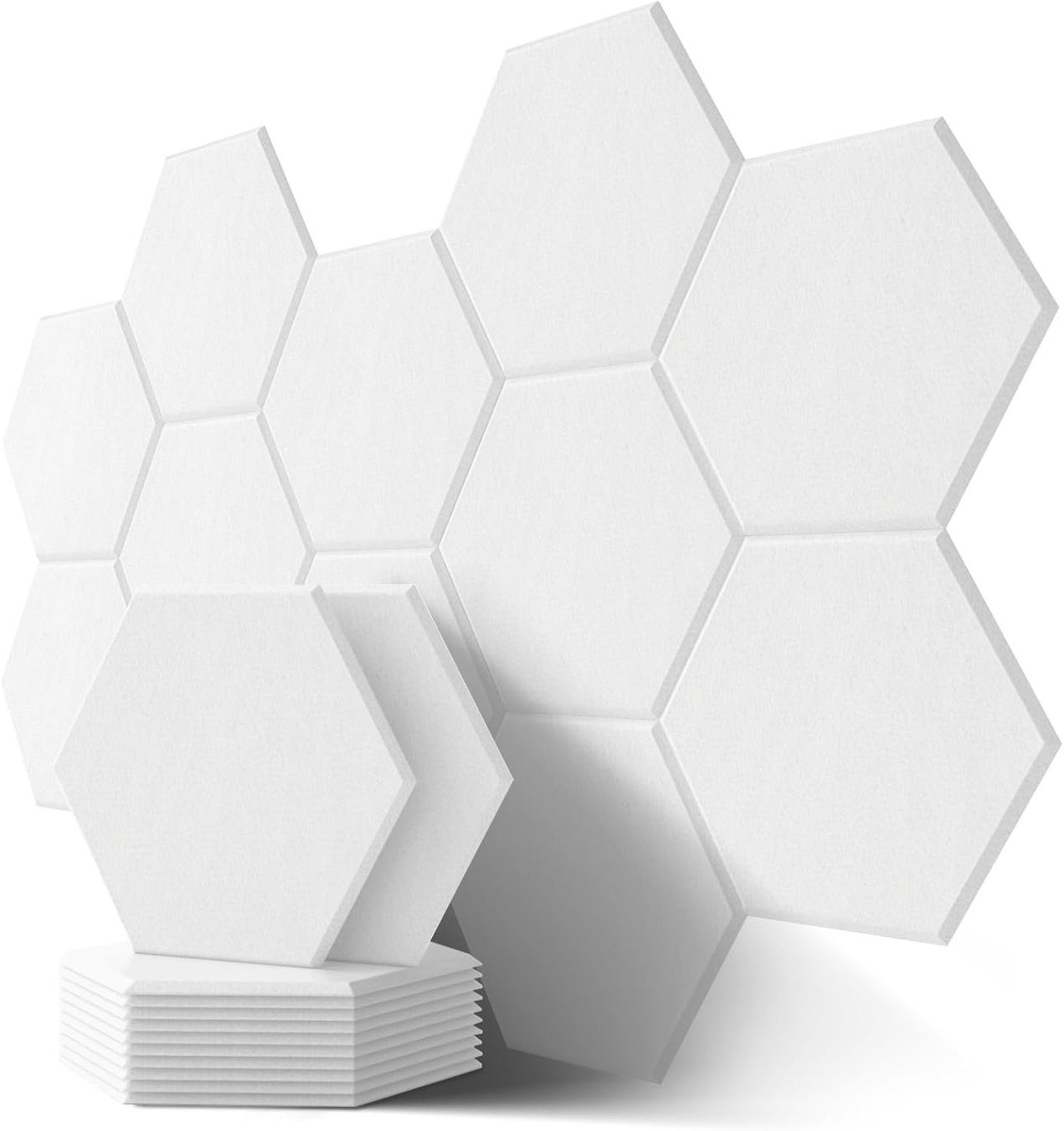 Sonstige Baumaterialien: 12 Stück Selbstklebende Hexagon Akustikplatten – Neu und originalverpackt aus Geneve von Titi2008 1