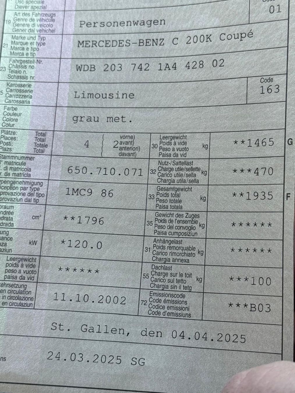 Mercedes-Benz Automobili: Mercedes-Benz 200 Coupe – Usato da Weite venduto da Auto_Plattis 5