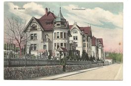 St. Gallen - Stadt Wohnhäuser Goethestrasse coloriert - 1910