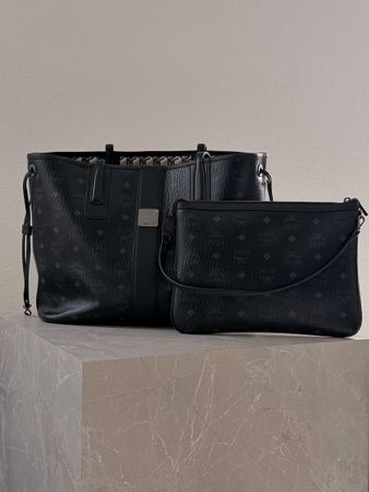 MCM Shopper Liz gross schwarz