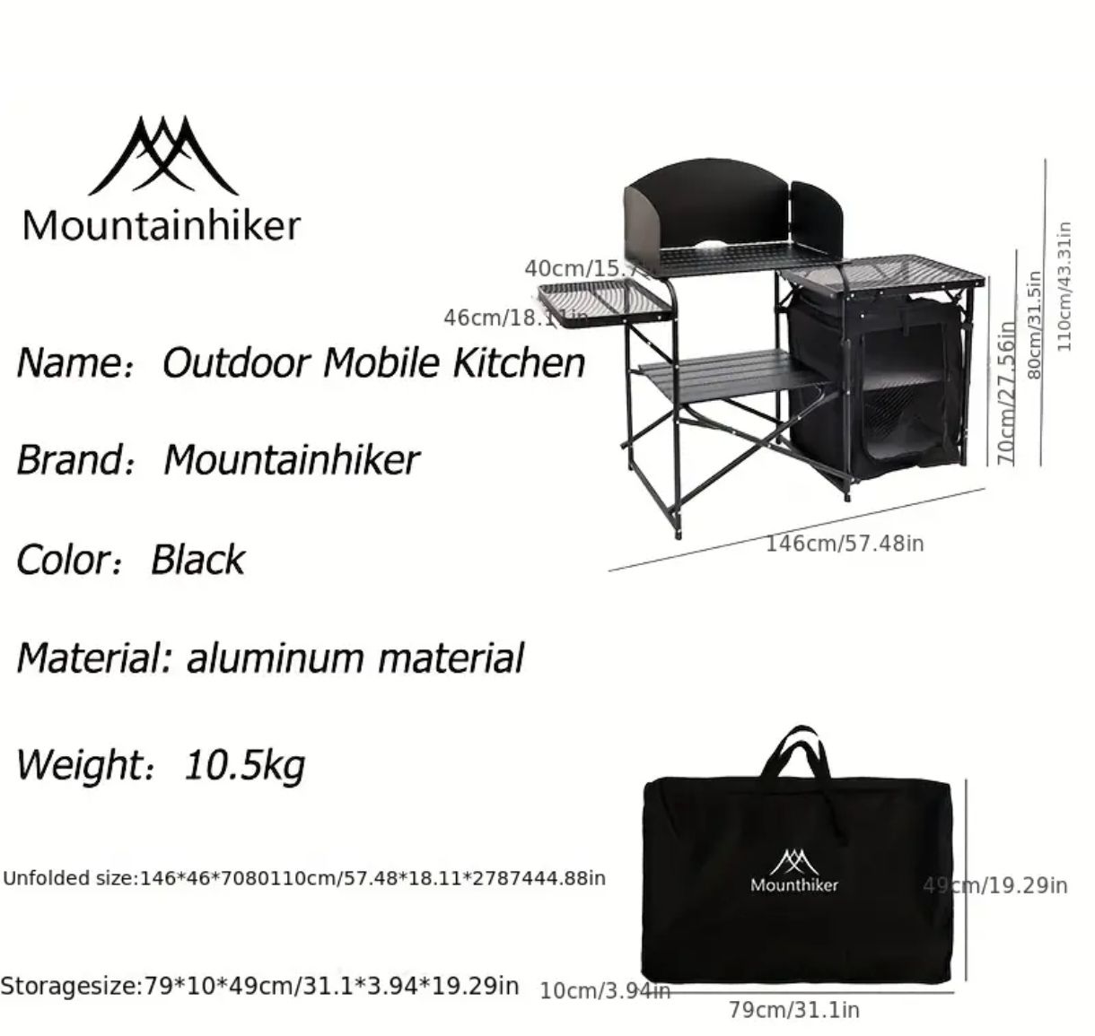 Cucine complete: Mobile Outdoor / Camping Küche – Nuovo e nell'imballaggio originale da Hohenrain venduto da cars77 3