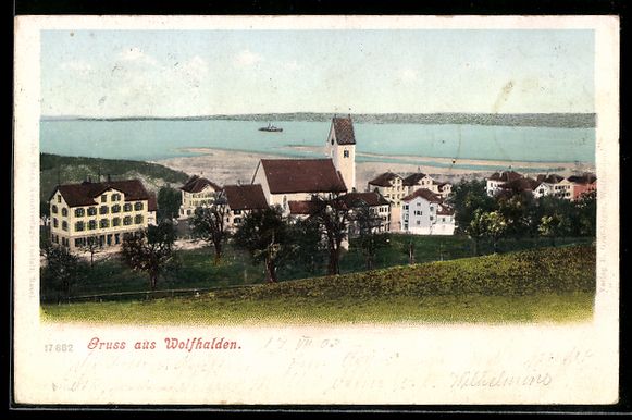 Cartoline postali: AK Wolfhalden, Teilansicht – Usato da Berlin venduto da bartko-reher